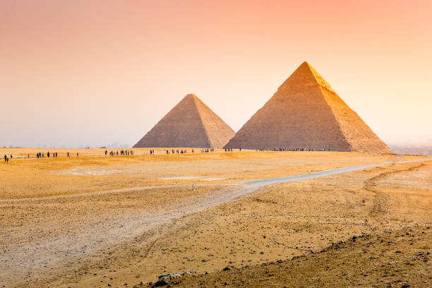 The pyramids at Giza in Egypt